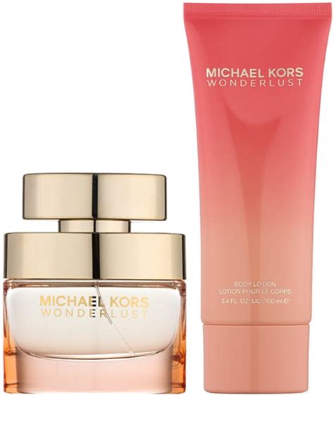 michael kors rose gold lotion|Michael Kors wonderlust gift set.